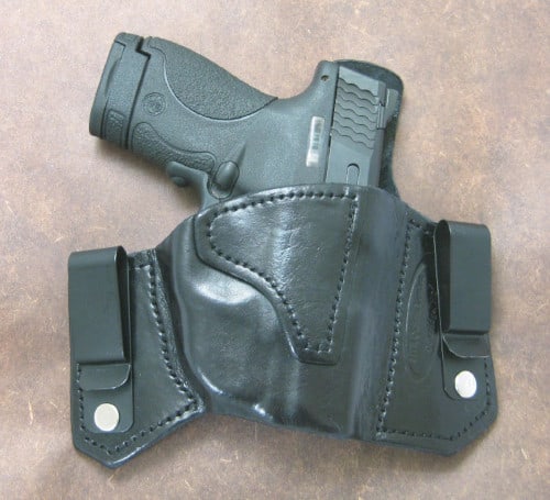 IWB Holster for a S&W M&P Shield with Crimson Trace Laser